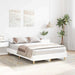 Cadru de pat Alb 137 x 190 cm Lemn compozit - WALTI WALTI