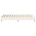 Cadru de pat Alb 137 x 190 cm Lemn compozit - WALTI WALTI