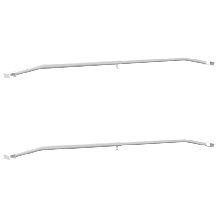 Brățară de prelată pentru remorci 2 pcs Argintiu 100-145 cm WALTI