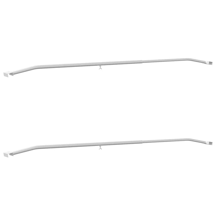 Brățară de prelată pentru remorci 2 pcs Argintiu 130-210 cm WALTI