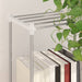 Raft tubular cu depozitare Alb 42,5 x 27 x 91,5 cm Aluminiu - WALTI WALTI