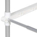Raft pentru mașină de spălat Alb 70 x 27 x 136 cm Aluminiu - WALTI WALTI
