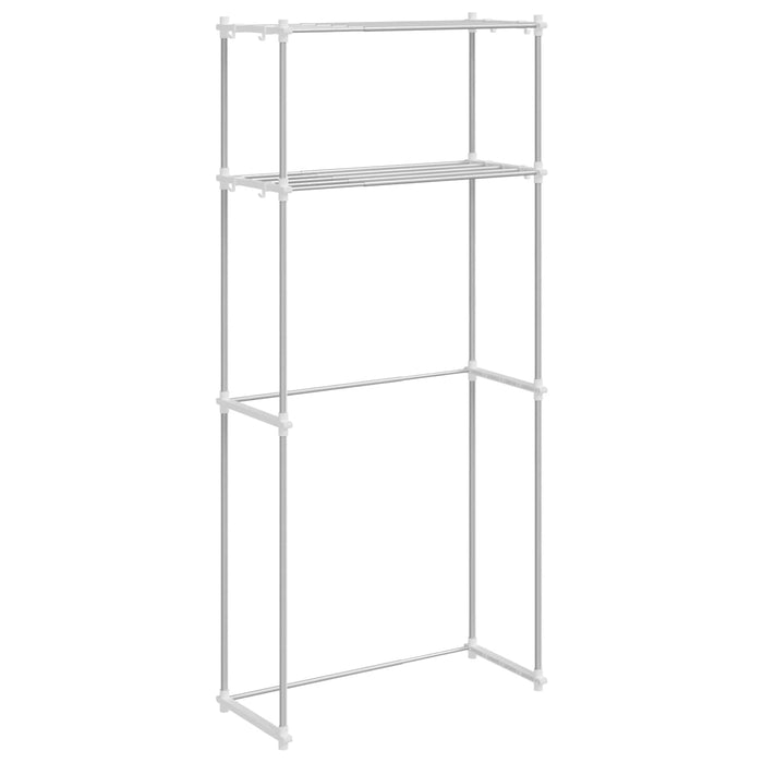 Raft pentru mașină de spălat Alb 70 x 27 x 136 cm Aluminiu - WALTI WALTI