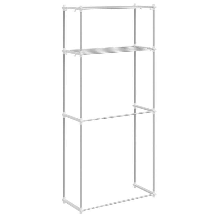 Raft pentru mașină de spălat Alb 70 x 27 x 136 cm Aluminiu - WALTI WALTI