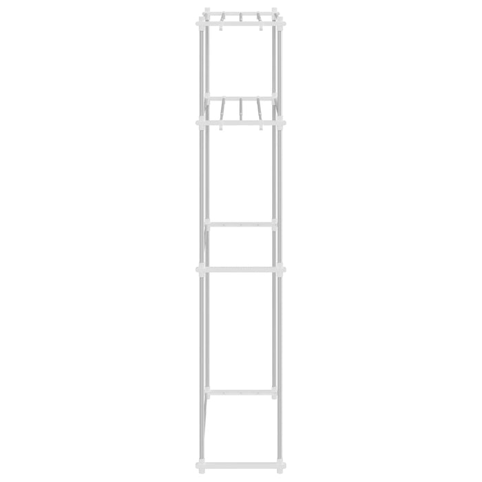 Raft pentru mașină de spălat Alb 70 x 27 x 136 cm Aluminiu - WALTI WALTI