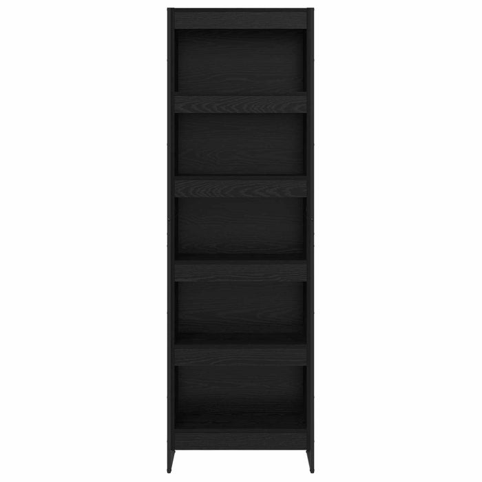 Dulap pentru cărți 2 pcs Stejar Negru 80 x 30 x 155 cm - WALTI WALTI
