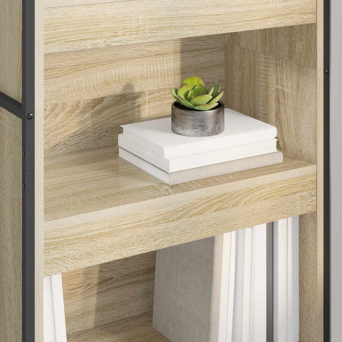 Dulap pentru cărți 2 pcs Sonoma 80 x 30 x 155 cm Lemn compozit - WALTI WALTI