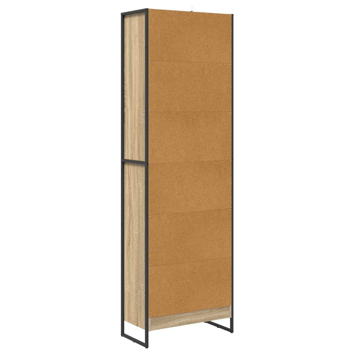 Dulap pentru cărți 2 pcs Sonoma 80 x 30 x 155 cm Lemn compozit - WALTI WALTI