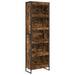 Dulap pentru cărți 2 pcs Stejar fumuriu 80 x 30 x 155 cm - WALTI WALTI