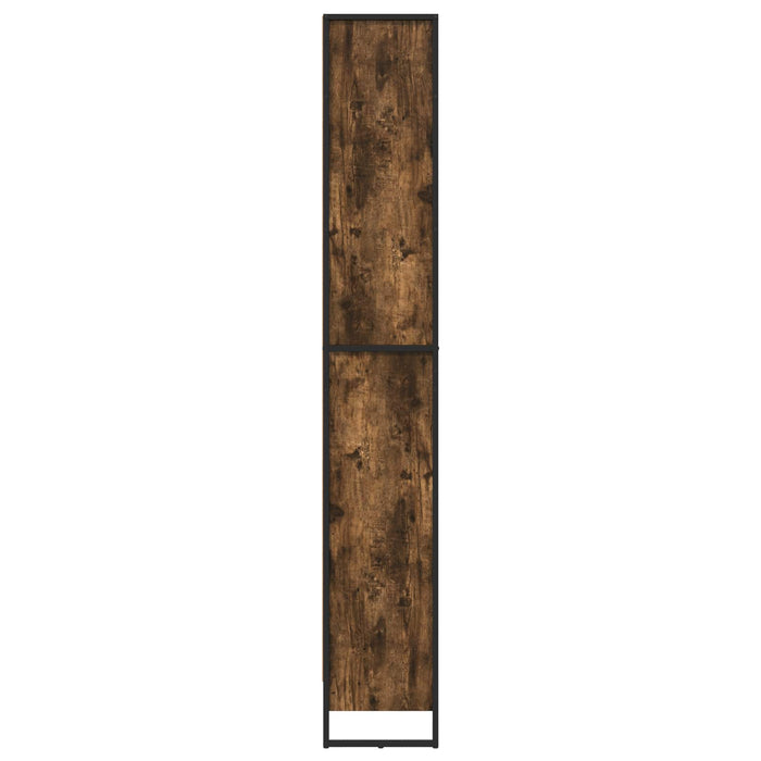 Dulap pentru cărți 2 pcs Stejar fumuriu 80 x 30 x 155 cm - WALTI WALTI
