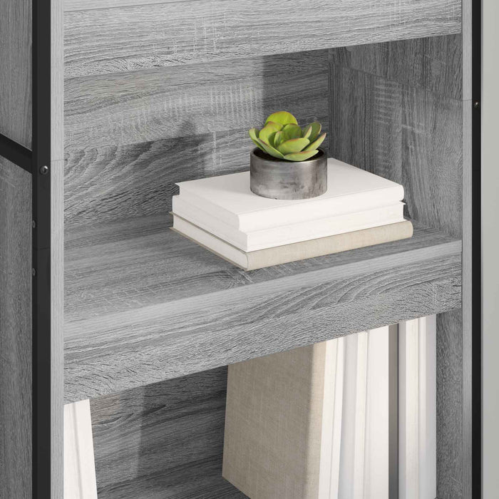 Dulap pentru cărți 2 pcs Gri Sonoma 80 x 30 x 155 cm - WALTI WALTI