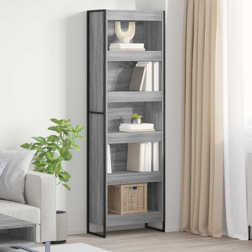 Dulap pentru cărți 2 pcs Gri Sonoma 80 x 30 x 155 cm - WALTI WALTI
