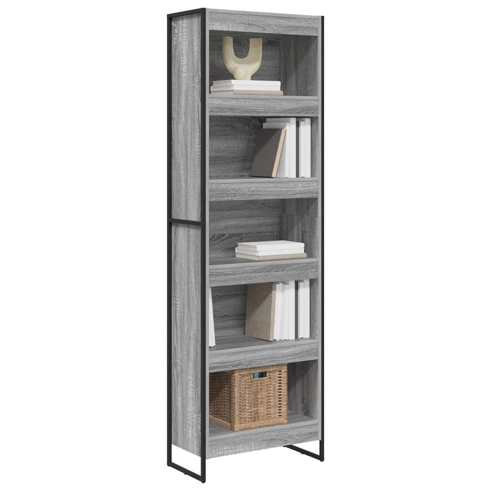 Dulap pentru cărți 2 pcs Gri Sonoma 80 x 30 x 155 cm - WALTI WALTI