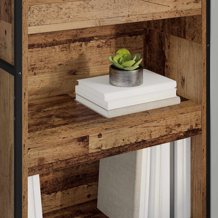 Dulap pentru cărți 2 pcs Lemn Vechi 80 x 30 x 155 cm - WALTI WALTI