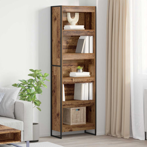 Dulap pentru cărți 2 pcs Lemn Vechi 80 x 30 x 155 cm - WALTI WALTI