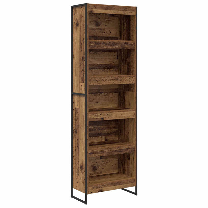 Dulap pentru cărți 2 pcs Lemn Vechi 80 x 30 x 155 cm - WALTI WALTI