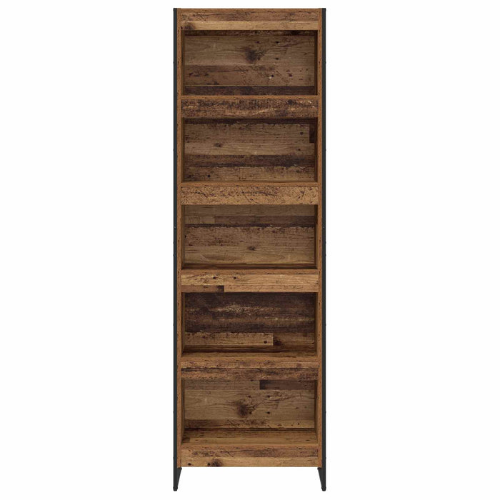Dulap pentru cărți 2 pcs Lemn Vechi 80 x 30 x 155 cm - WALTI WALTI