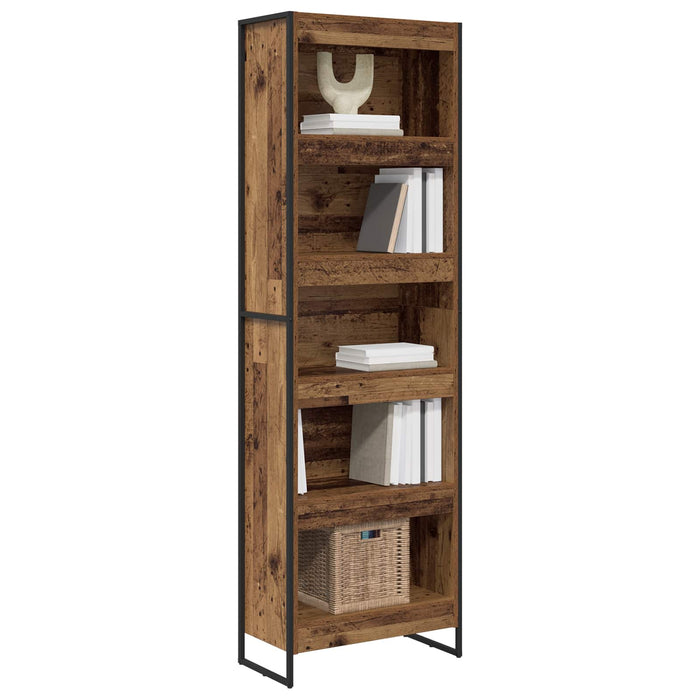 Dulap pentru cărți 2 pcs Lemn Vechi 80 x 30 x 155 cm - WALTI WALTI