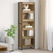 Dulap pentru cărți 2 pcs Stejar artizanal 80 x 30 x 155 cm - WALTI WALTI
