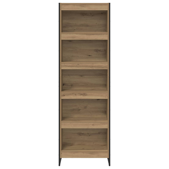Dulap pentru cărți 2 pcs Stejar artizanal 80 x 30 x 155 cm - WALTI WALTI