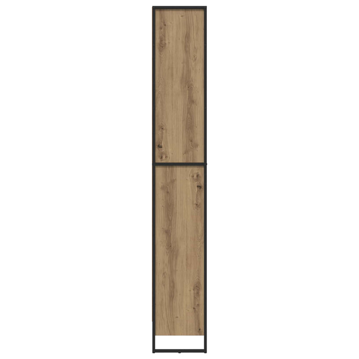 Dulap pentru cărți 2 pcs Stejar artizanal 80 x 30 x 155 cm - WALTI WALTI