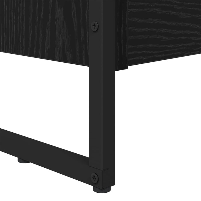 Dulap pentru cărți 2 pcs Stejar Negru 80 x 30 x 155 cm - WALTI WALTI