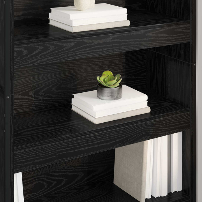Dulap pentru cărți 2 pcs Stejar Negru 80 x 30 x 155 cm - WALTI WALTI