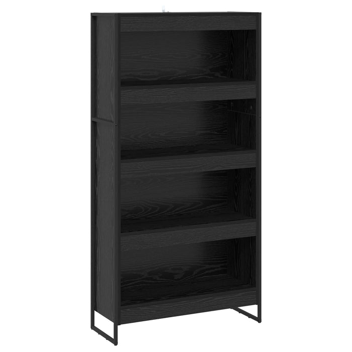 Dulap pentru cărți 2 pcs Stejar Negru 80 x 30 x 155 cm - WALTI WALTI