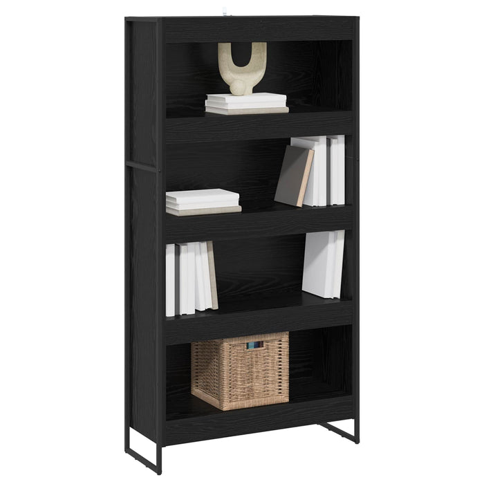 Dulap pentru cărți 2 pcs Stejar Negru 80 x 30 x 155 cm - WALTI WALTI