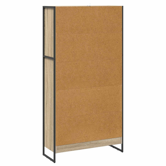 Dulap pentru cărți 2 pcs Sonoma 80 x 30 x 155 cm Lemn compozit - WALTI WALTI