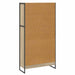 Dulap pentru cărți 2 pcs Sonoma 80 x 30 x 155 cm Lemn compozit - WALTI WALTI