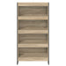 Dulap pentru cărți 2 pcs Sonoma 80 x 30 x 155 cm Lemn compozit - WALTI WALTI