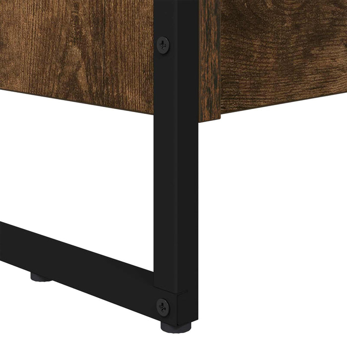 Dulap pentru cărți 2 pcs Stejar fumuriu 80 x 30 x 155 cm - WALTI WALTI