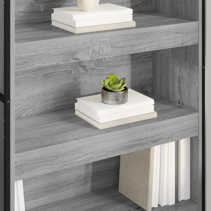 Dulap pentru cărți 2 pcs Gri Sonoma 80 x 30 x 155 cm - WALTI WALTI