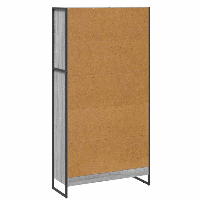 Dulap pentru cărți 2 pcs Gri Sonoma 80 x 30 x 155 cm - WALTI WALTI