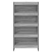 Dulap pentru cărți 2 pcs Gri Sonoma 80 x 30 x 155 cm - WALTI WALTI
