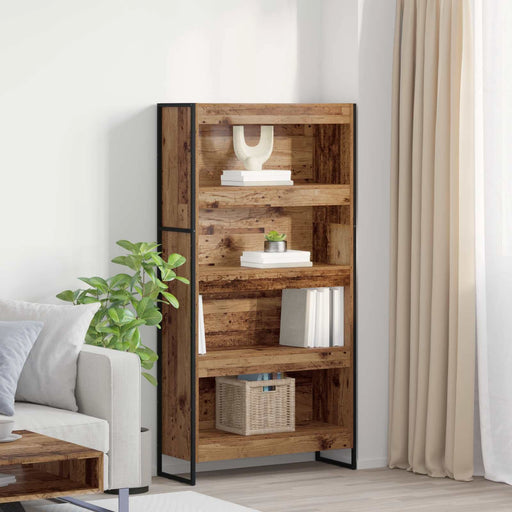 Dulap pentru cărți 2 pcs Lemn Vechi 80 x 30 x 155 cm - WALTI WALTI