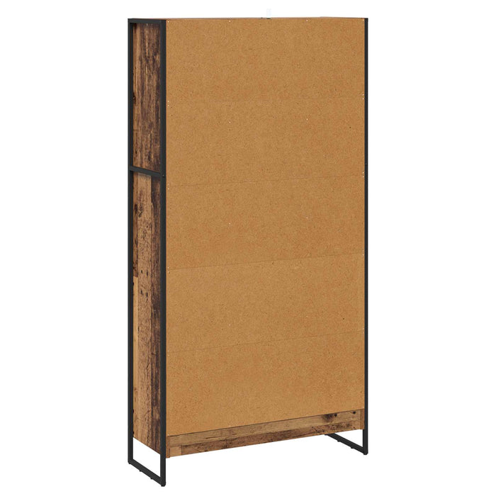 Dulap pentru cărți 2 pcs Lemn Vechi 80 x 30 x 155 cm - WALTI WALTI