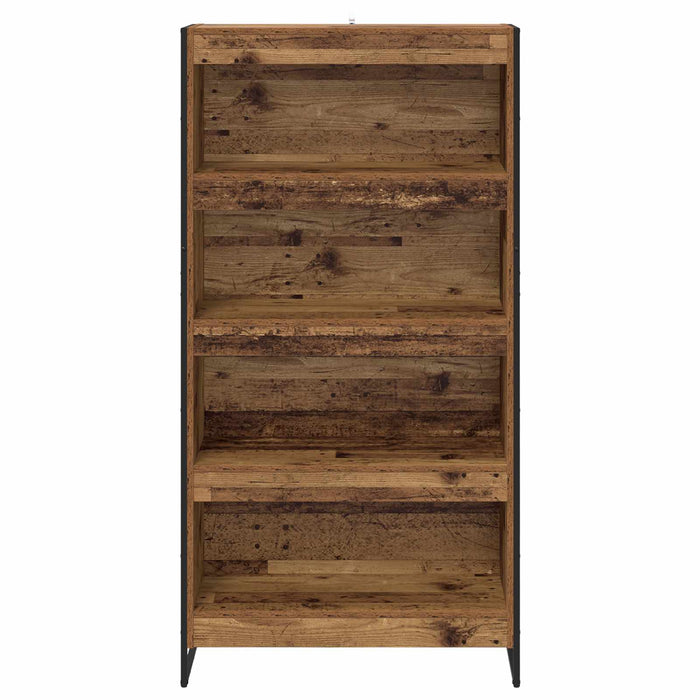 Dulap pentru cărți 2 pcs Lemn Vechi 80 x 30 x 155 cm - WALTI WALTI