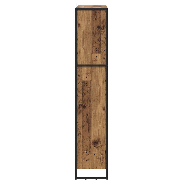 Dulap pentru cărți 2 pcs Lemn Vechi 80 x 30 x 155 cm - WALTI WALTI