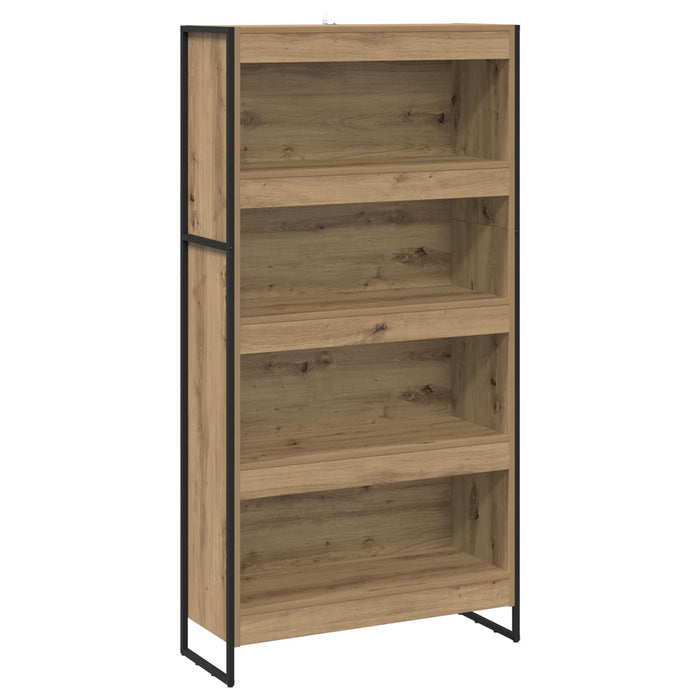 Dulap pentru cărți 2 pcs Stejar artizanal 80 x 30 x 155 cm - WALTI WALTI