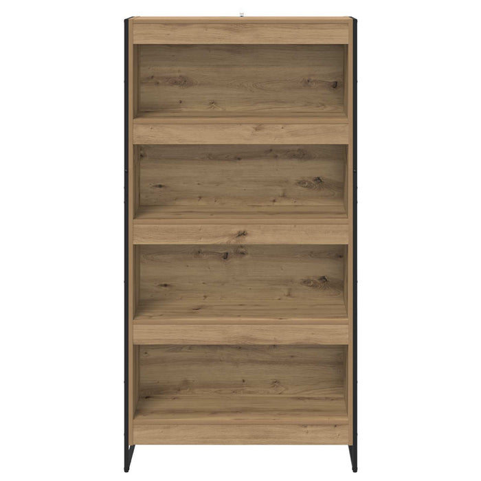 Dulap pentru cărți 2 pcs Stejar artizanal 80 x 30 x 155 cm - WALTI WALTI