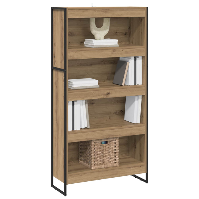 Dulap pentru cărți 2 pcs Stejar artizanal 80 x 30 x 155 cm - WALTI WALTI