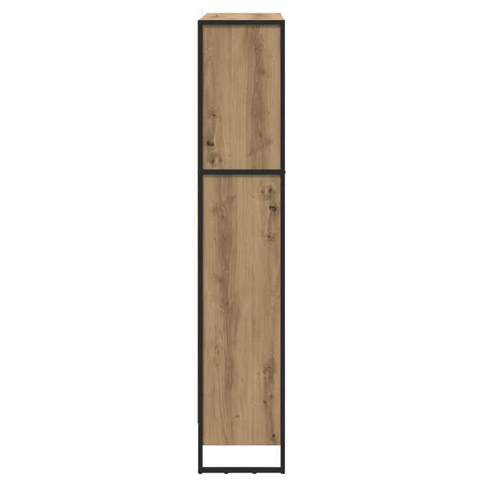 Dulap pentru cărți 2 pcs Stejar artizanal 80 x 30 x 155 cm - WALTI WALTI