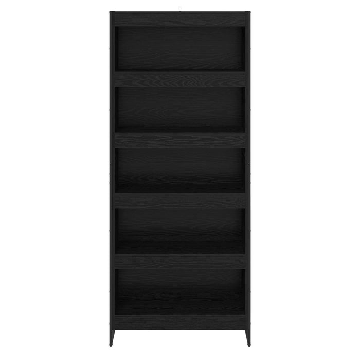 Dulap pentru cărți 2 pcs Stejar Negru 80 x 30 x 155 cm - WALTI WALTI