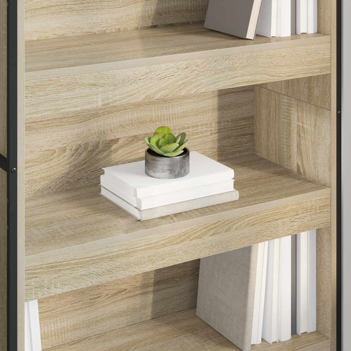 Dulap pentru cărți 2 pcs Sonoma 80 x 30 x 155 cm Lemn compozit - WALTI WALTI