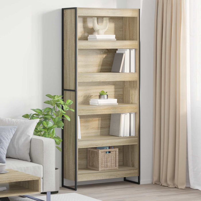 Dulap pentru cărți 2 pcs Sonoma 80 x 30 x 155 cm Lemn compozit - WALTI WALTI