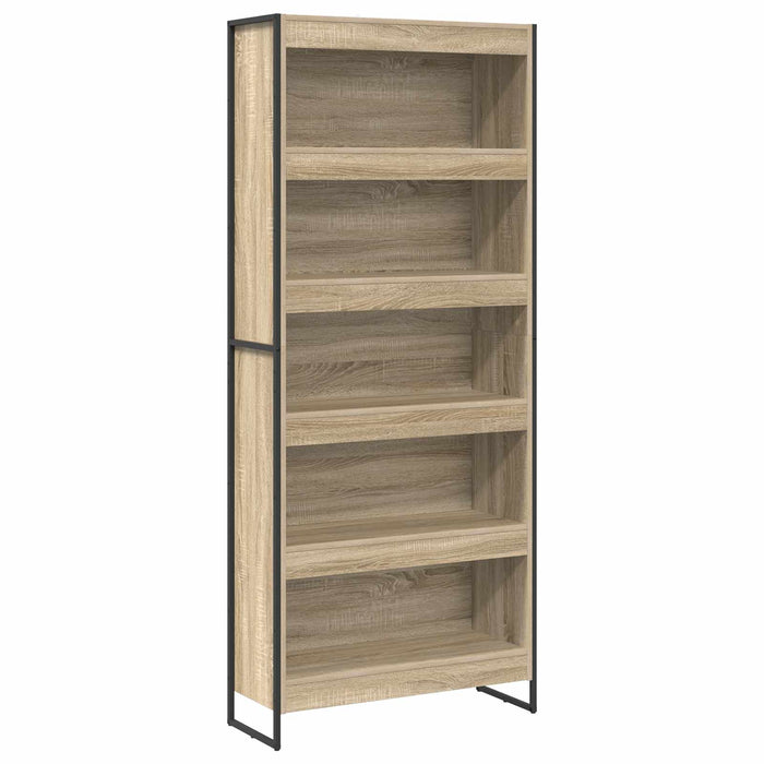 Dulap pentru cărți 2 pcs Sonoma 80 x 30 x 155 cm Lemn compozit - WALTI WALTI