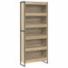 Dulap pentru cărți 2 pcs Sonoma 80 x 30 x 155 cm Lemn compozit - WALTI WALTI