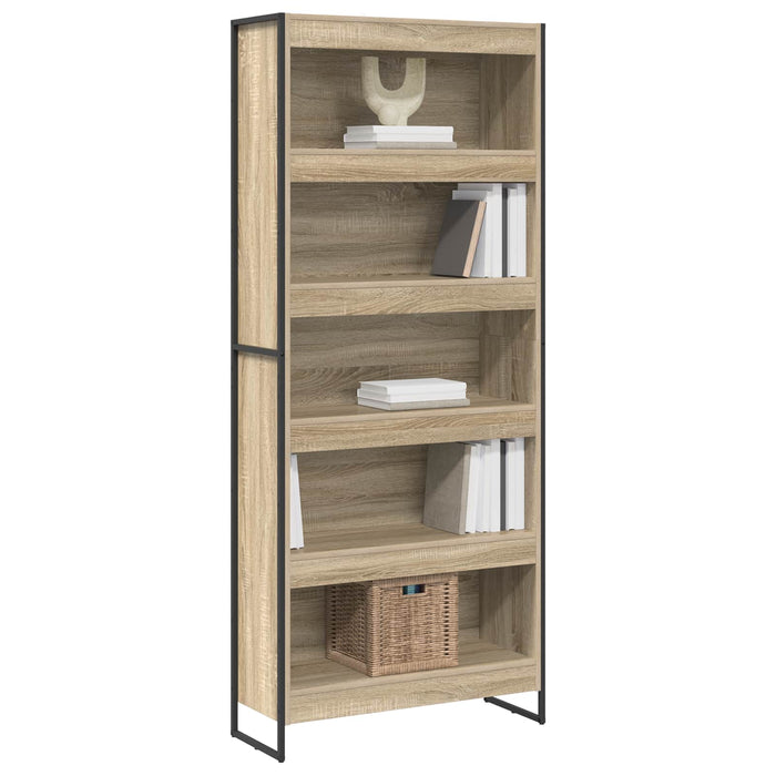 Dulap pentru cărți 2 pcs Sonoma 80 x 30 x 155 cm Lemn compozit - WALTI WALTI